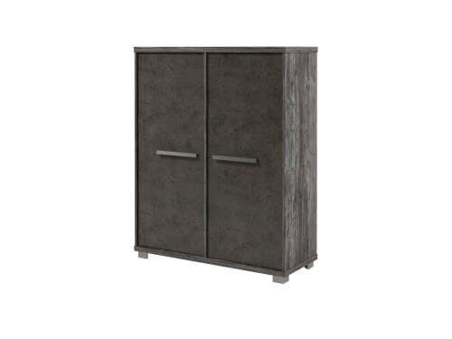 Шкаф двухсекционный Vestar Z-32-11 1232x500x1538 (Сосна Пасадена/Бетон Чикаго)