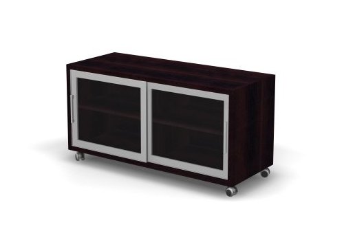 Тумба мобильная с распашными дверями TRIUMF (1200x480x620) (Венге Цаво)