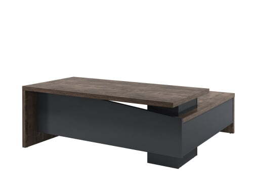 Стол руководителя Torston Т-20Л.0000 2000x2000x750 (Дуб Бунратти/Антрацит)