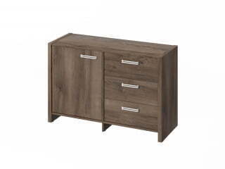 Тумба для документов Festus FI-12-01.D 1222x460x806 (Орех Пацифик Табак)