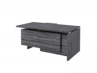 Стол руководителя с опорной тумбой Festus FI-117R.DD 1700x1800x750 (Древесина Графит)