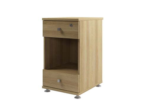 Тумба приставная  с замком на первый ящик к столам, кроме S-35, S-37 Space S-242 424x520x730 (Дуб телемарк)