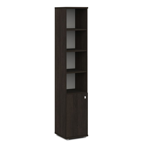 Офисный шкаф полуоткрытый левый Vasanta V-503л 412x440x2195 (Дуб Кентербери)