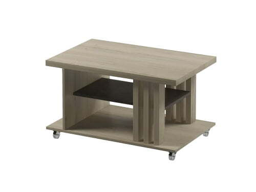 Стол журнальный Vestar Z-510 900x600x534 (Дуб Галифакс белый/Бетон Чикаго)