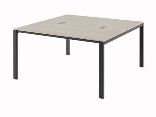 Стол-тандем на 2 рабочих места Саньяна N-47 1500x1532x750 (Акация МораваЧерный)