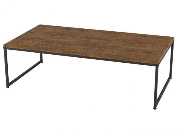 Стол журнальный Инсайд НС 1020x540x300 (Дуб американский/Черный)