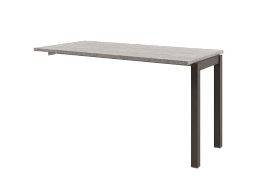 Бенч-система, средняя секция Solution D-312 1400x700x750 (Бетон/ТрюфельКоричневый)