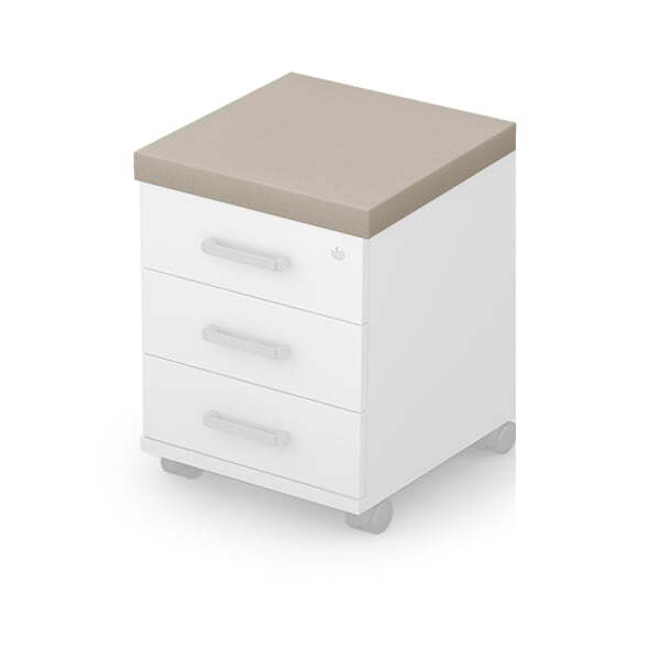 6ПТ.002 Подушка для тумбы (394x454x50) (Latte)