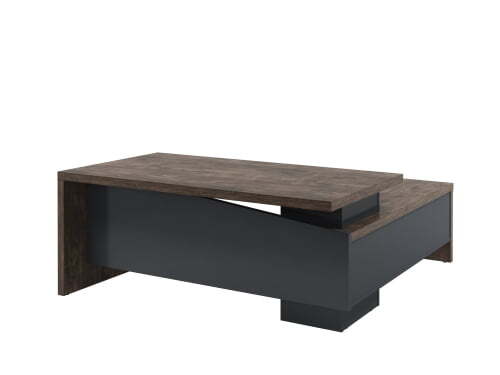 Стол руководителя Torston T-18Л.0000 1800x2000x750 (Дуб Бунратти/Антрацит)