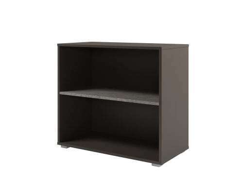 Стеллаж низкий Solution D-65 800x396x1096 (Бетон/Трюфель)