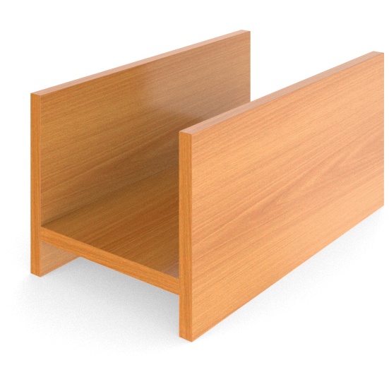 Подставка под системный блок Авантаж В-860 254x448x222 (Миланский орех)