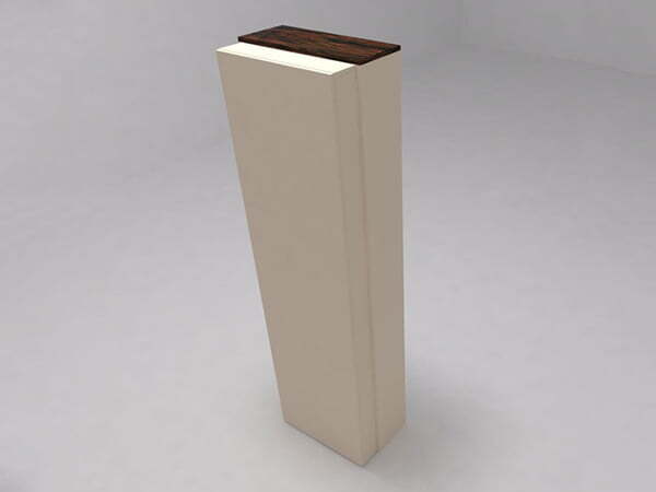 Декоративный топ для шкафа Brix BR.00.66 640x270x20 (Бежевый (акрил))