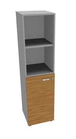 Шкаф средний с низкой дверью Z2 IDEB43I 430x450x1690 (Орех каналетто)