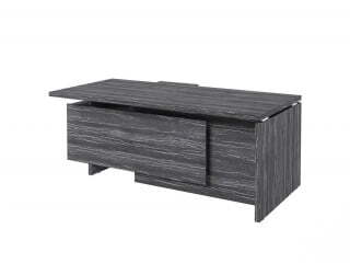 Стол руководителя с опорной тумбой Festus FI-119R.DD 1900x1800x750 (Древесина Графит)