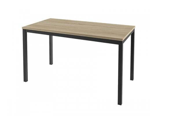 Стол на металлокаркасе одинарный Инновация IL-31 1350х700х750 (Дуб сономаАнтрацит)