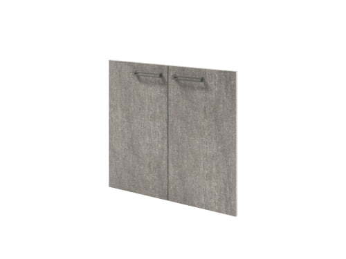 Двери низкие Solution D-010 395x18x717 (Бетон/Кашемир)