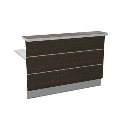 Модуль ресепшн для прямого угла правый Valde LAP13L 1290x917x1105 (Каштан)