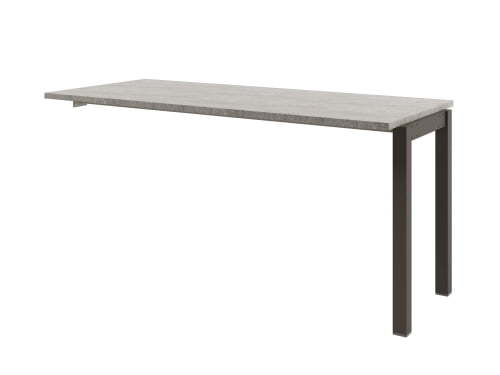 Бенч-система, средняя секция Solution D-322 1600x700x750 (Бетон/ТрюфельКоричневый)