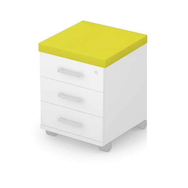 6ПТ.002 Подушка для тумбы (394x454x50) (Lemon)