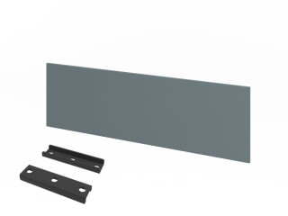 Экран настольный ЛДСП к двум столам L-069-2 1350х18х400 (Маренго)