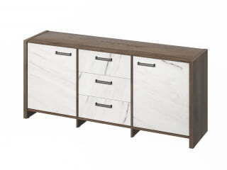 Тумба для документов Festus FB-13-01.G 1804x460x806 (Орех Пацифик Табак/Мрамор Леванто белый)