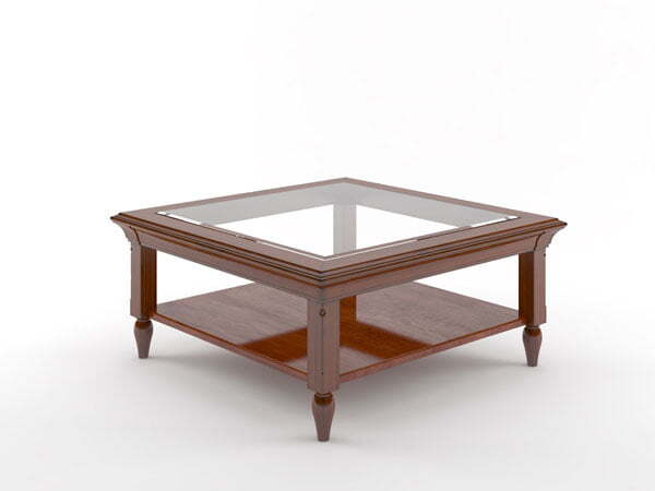 Стол журнальный Монарх MN-7070 700x700x450 (Американская вишня)