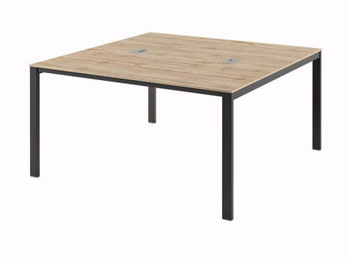 Стол-тандем на 2 рабочих места Саньяна N-47 1500x1532x750 (Дуб ВотанЧерный)
