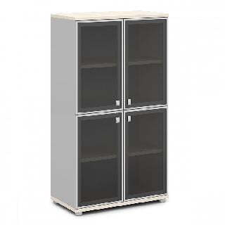 Шкаф V-669 (Металлик / Дуб Кобург)