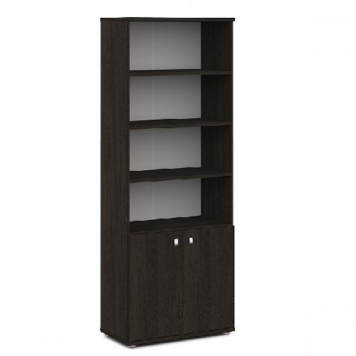 Офисный шкаф полуоткрытый Vasanta V-604 820x440x2195 (Дуб Кентербери)