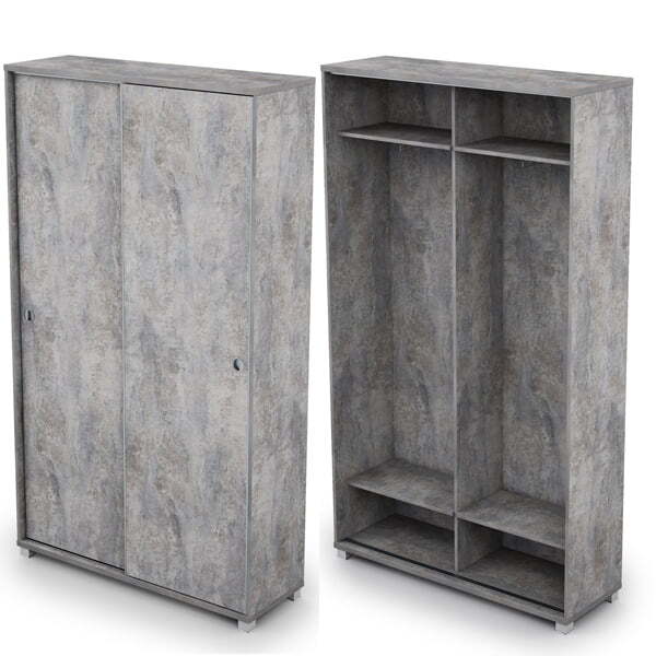 6ШК.016 Шкаф-купе (1200x400x2116) (Basalt)