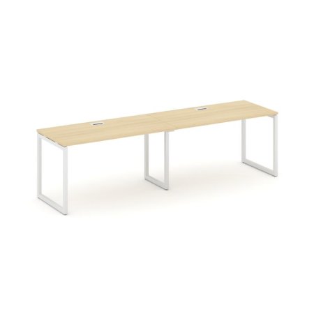Рабочая станция 1 сторонняя SN-4O.ORS-013 (2760х700х750) (Акация Лорка/Металл Белый)