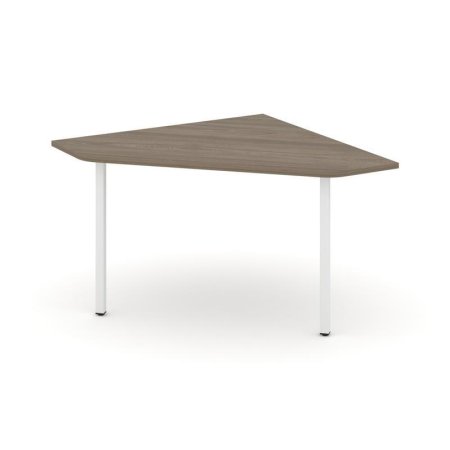 Угловой элемент переговорного стола SN-4.UPRG-031 (1180х1180х750) (Вяз Благородный/Металл Белый)