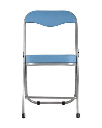 Стул складной ДЖОН металлик, голубой (Стул складной Джон голубой)