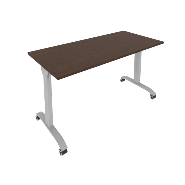 Стол складной мобильный Mobile system СМ-5 1400x650x757 (Венге Цаво/Серый металл)