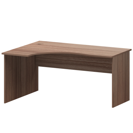 Стол эргономичный левый Арго А-201.ЛВ 1600x1200x760 (Темный шимо)