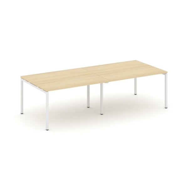 Стол переговорный SN-4P.SPRG-044.3 (3160х1180х750) (Акация Лорка/Металл Белый)