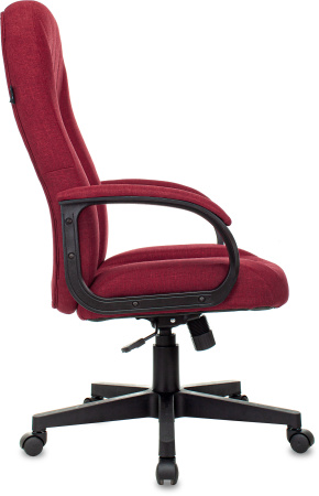 Кресло руководителя T-898 красный 38-410 крестов. пластик (Красный)