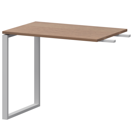 Бриф-приствка на металлокаркасе Арго-М АМ.О-090.60 900x600x760 (Орех/Белый)