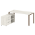 Рабочая станция с опорной тумбой левая Metal System Style БП.РС-СТС-2.4 Л 1700x1520x750 (Дуб Наварра/Серый металл)