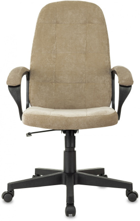 Кресло руководителя CH 002 Fabric песочный Light-21 крестов. пластик (Бежевый)