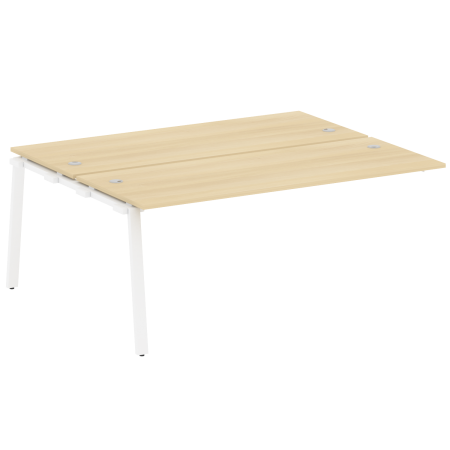 Проходной наборный элемент рабочей станции Metal System Style БА.ПРС-СП-2.5 1800x1475x750 (Акация/Белый металл)