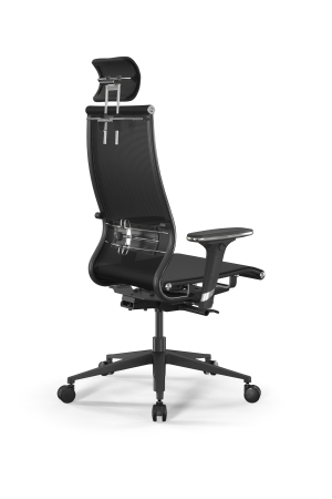 Кресло для руководителя Метта SynchroSit 10 B2-107D - T /Km00/Nb00/D32P/H3mL-2D(M23.B11.G19.W03) (Черный)