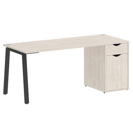 Стол письменный VR.SP-3-178.1.A 1780x720x750 (Денвер Светлый/Антрацит Металл)