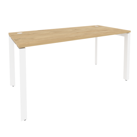 Стол рабочий на П-образном м/к Onix O.MP-SP-4.7 1580x720x750 (Тиквуд Светлый/Белый Металл)