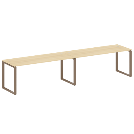 Рабочая станция Metal System Style БО.СМ-2.5 3600x720x750 (Акация/Мокко металл)