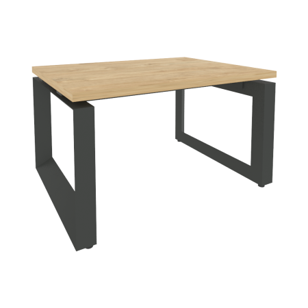 Стол журнальный Onix O.MO-SJ-1 780x600x450 (Тиквуд Светлый/Черный металл)