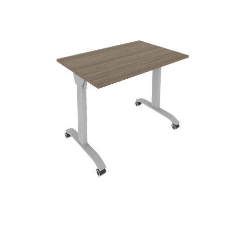 Стол складной мобильный Mobile system СМ-2 1000x650x757 (Вяз Благородный/Серый металл)