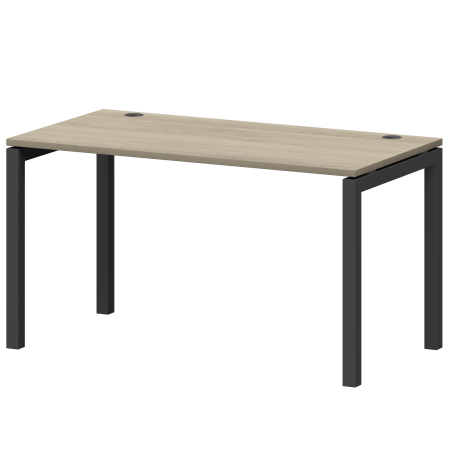 Стол на металлокаркасе Смарт СМС25-П-10К.73.Пр50 1000x730x750 (Кронберг/Антрацит)