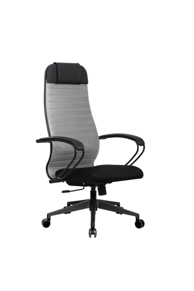 Кресло для руководителя Метта МЕТТА-21(MPRU)/подл.130/осн.002 (Светло-серый)