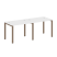 Рабочая станция на 2 раб.места Metal System Style БП.СМ-2.1 2000x720x750 (Дуб Наварра/Серый металл)